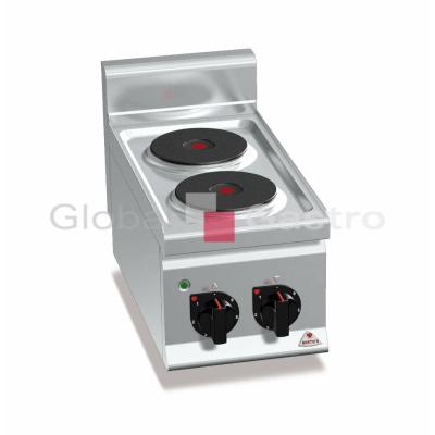 BERTOS 7096039 | Elektrický sporák Bertos E6P2B 4kW