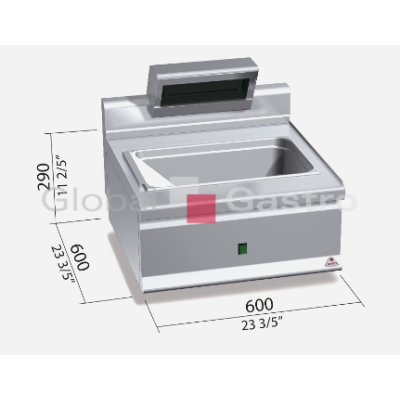 MASOPROFIT 7096146 | Elektrický ohřívač hranolků Bertos E6SP6B
