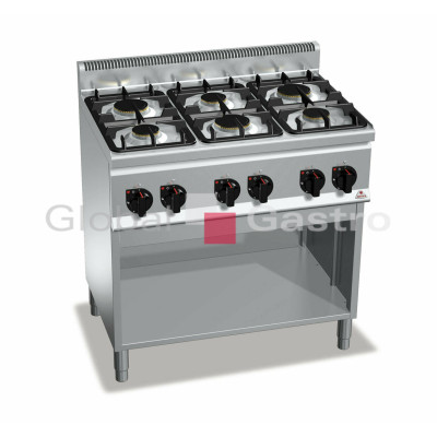 Plynový sporák Bertos G6F6MPW (28,5 kW) | Bertos 7096806