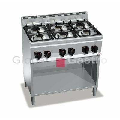 Plynový sporák Bertos G6F6MPW (28,5 kW) | Bertos 7096806