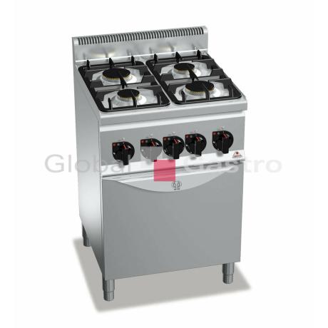 Plyn. sporák Bertos G6F4PW+FG1 (22,5 kW) | Bertos 7096807