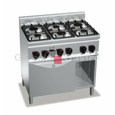 Plynový sporák Bertos G6F6PW+FE1 (31,5 kW) | Bertos 7096810