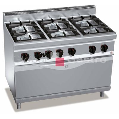 MASOPROFIT 7097034 | Sporák s troubou Bertos G7F6P+T