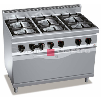 Sporák s troubou Bertos G7F6P+T | Bertos 7097034