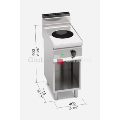 BERTOS 7097084 | Indukční sporák wok Bertos E7WOK/IND