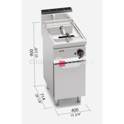 Elektrická fritéza Bertos E7F18 4MS | Bertos 7097221