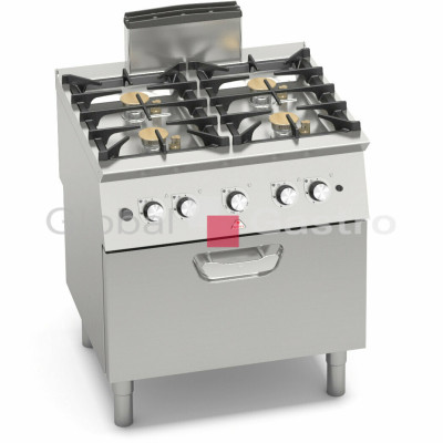 Plynový sporák Bertos SG7F4+FG/SC | Bertos 7097509