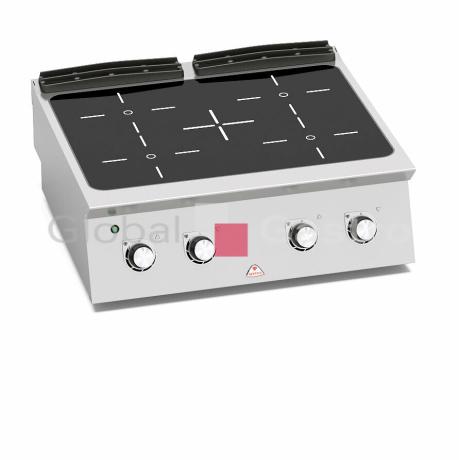 Sklokeramický sporák Bertos SE7P4B/VTR | Bertos 7097511