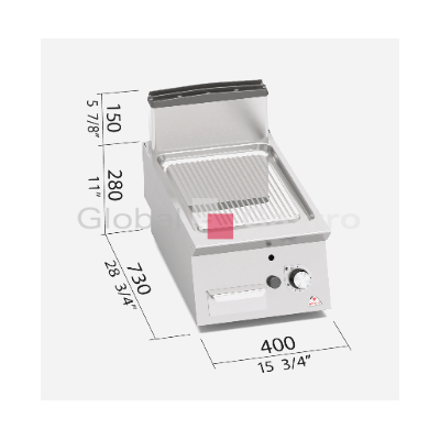 Plyn. grilovací plotna Bertos SG7FR4B/CPD | Bertos 7097519