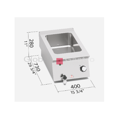 MASOPROFIT 7097538 | Elektrická vodní lázeň Bertos SE7BM4B