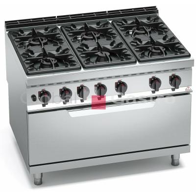 MASOPROFIT 7099021 | Sporák s troubou Bertos G9F6+T
