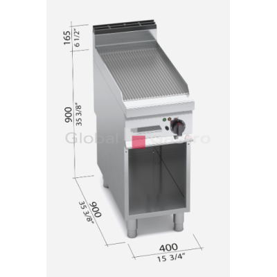 Grilovací rýhovaná plotna Bertos E9FR4M (rýhovaná) | Bertos 7099109