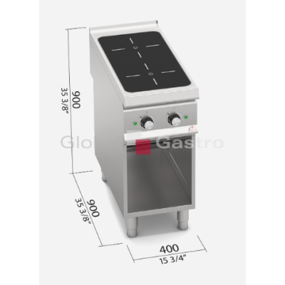 Indukční sporák Bertos SE9P2M/IND | Bertos 7099622