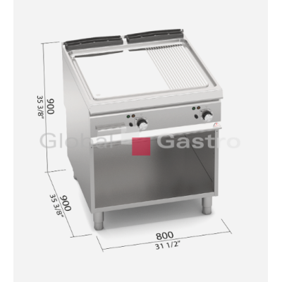 Grilovací kombi plotna Bertos SE9FM8MP 2/CPD | Bertos 7099673