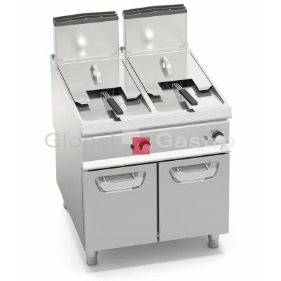MASOPROFIT 7099704 | Plynová fritéza S9GL18+18MI