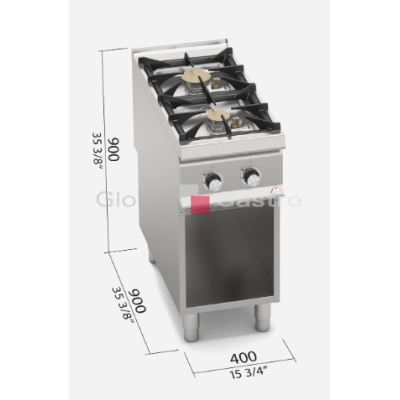 MASOPROFIT 7099730 | Plynový sporák SG9F2MPS