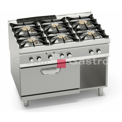 Plyn. sporák s el. troubou SG9F6PS+FE2 | Bertos 7099737