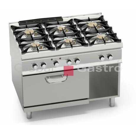 Plyn. sporák s el. troubou SG9F6PS+FE2 | Bertos 7099737