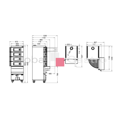 Pec na dřevěné uhlí PRO 4 plus | Estro 7331306
