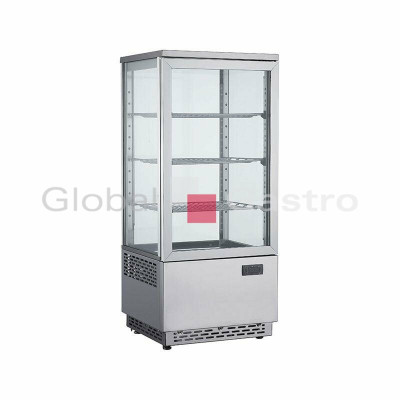 Vitrína chladící RT 78L 8 nerez |  6174004