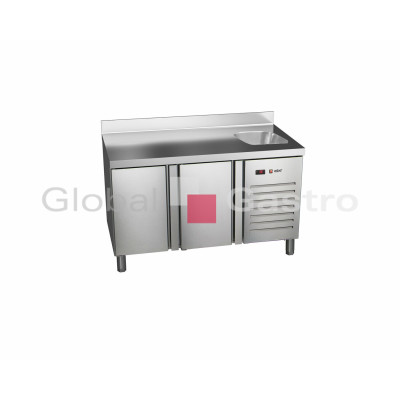 Stůl chladící ETP 7 135 20 HC S dřez nad agregátem | Asber 6176700S