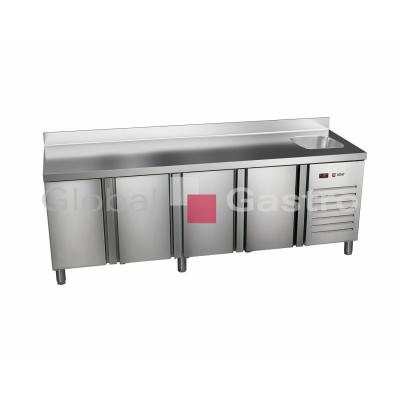 Stůl chladící ETP 7 225 40 HC S dřez nad agregátem | Asber 6176706S