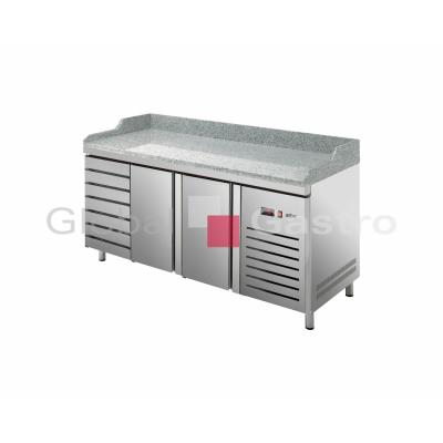 Stůl pizza chladící ETP 8 200 27 HC GR | Asber 6176725