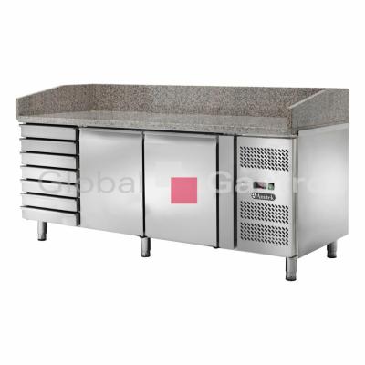 Stůl pizza chladící AK2612TN 7 neutr.zásuvek 2025x801 | Amitek 6175533