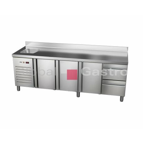 ETP 7 225 32 HC S GI agregát vlevo + dřez | Asber 6176707LS