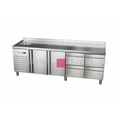 ETP 7 225 24 HC S GI agregát vlevo + dřez | Asber 6176708LS