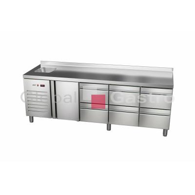 ETP 7 225 16 HC S GI agregát vlevo + dřez | Asber 6176709LS