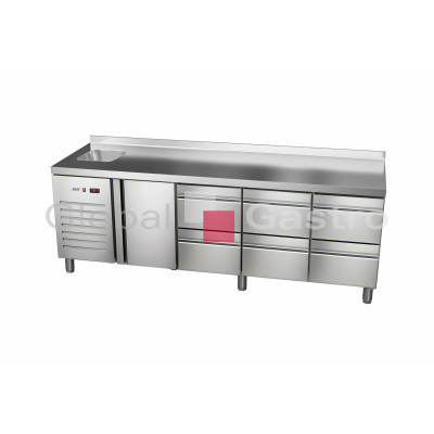 ETP 7 225 16 HC S GI agregát vlevo + dřez | Asber 6176709LS