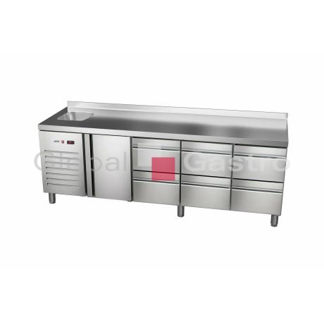 ETP 7 225 16 HC S GI agregát vlevo + dřez | Asber 6176709LS