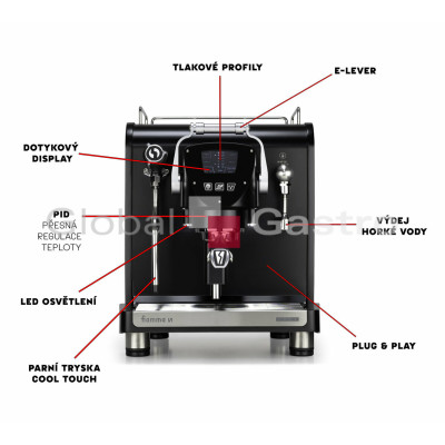 Kávovar Vela PProfile černý | Fiamma 7240276