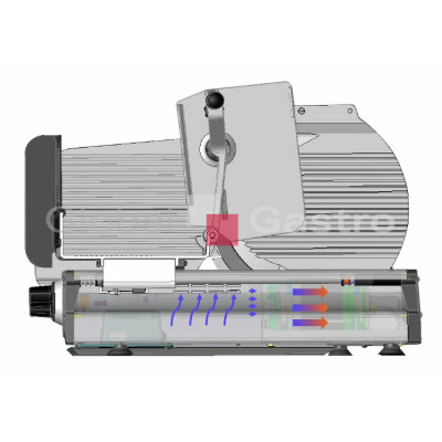 Nářezový stroj GRAEF CONCEPT 25 (CERA3) 230V Červený | GRAEF 6210151C