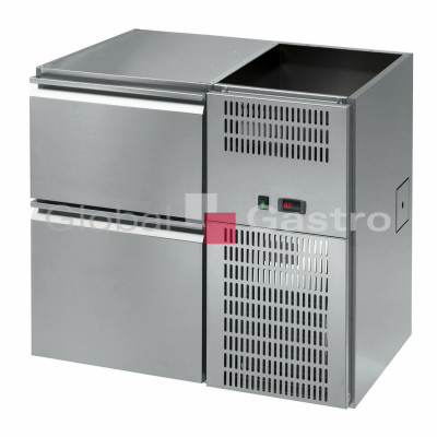 Stůl barový REGD 102N 1sekce linie 700 (bez chl.vany) |  6090151