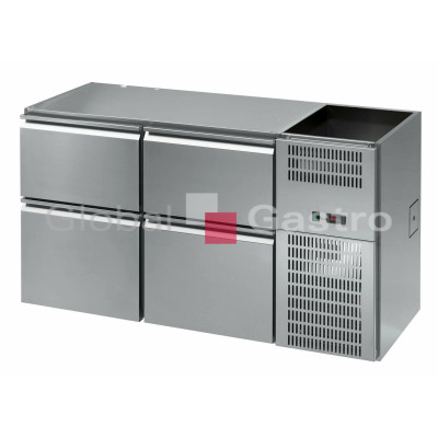 Stůl barový REGD 204N 2sekce linie 700 (bez chl.vany) |  6090154