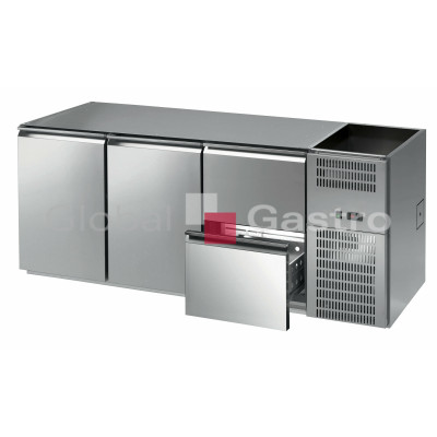 Stůl barový REGD 322N 3sekce linie 700 (bez chl.vany) |  6090156