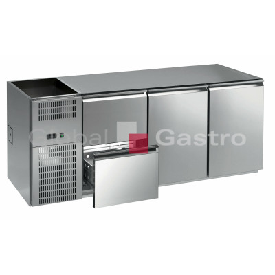 Stůl barový REGS 322N 3sekce linie 700 (bez chl.vany) |  6090166