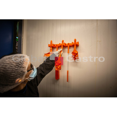 Háček k nástěnnému držáku, 41 mm černý 10129 | Vikan 5705022030190