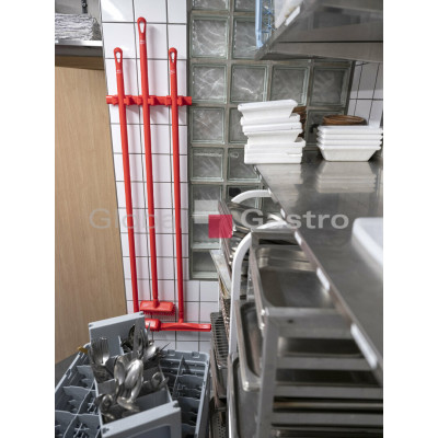 Držák nástěnný 420 mm černý 10119 | Vikan 5705022028722