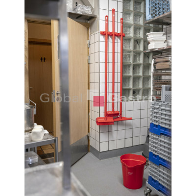 Držák nástěnný 420 mm černý 10119 | Vikan 5705022028722