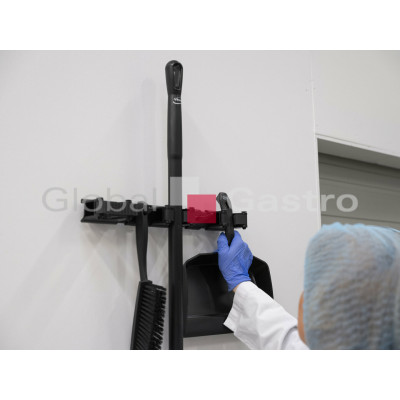 Držák nástěnný 420 mm černý 10119 | Vikan 5705022028722