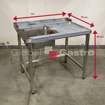 Stůl vstupní 1000x730x850 (400x400x250) |  0070122