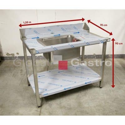 Stůl vstupní 1200x700x900 (500x400x300) |  0092157