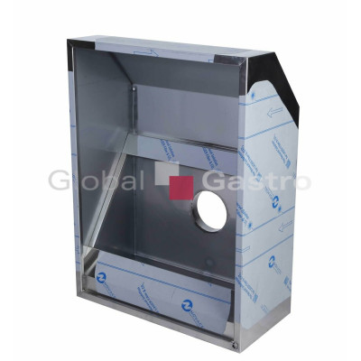 Digestoř nerezová nástěnná 900x1200x435mm, včetně filtru |  0072435