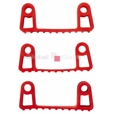 Svorka gumová (3ks) bez kolíčků červená 10024 | Vikan 5705022035966