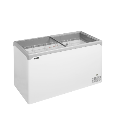 NIC402SC  Pultová mraznička s proskleným rovným víkem  TEFCOLD | 70990