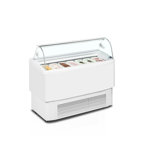 FIJI 7  Distributor kopečkové zmrzliny, ventilovaný s oblým sklem  ISA | 20363