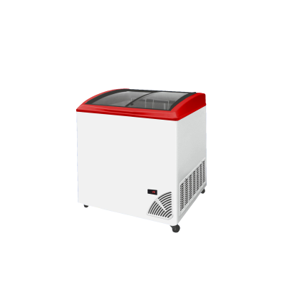 ARO 206/2 Red Edge  Pultová mraznička s posuvným oblým víkem a digitálním termostatem s teploměrem  Byfal | 48540